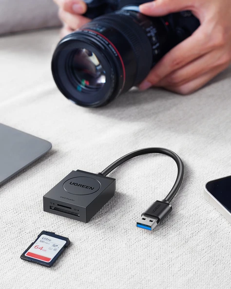 UGREEN 2-in-1 USB 3.0 SD/TF Kart Okuyucu, 20250 - 6