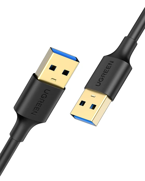 UGREEN USB-A 3.0 Data Kablosu 1 Metre, Siyah, 10370 ürün görseli