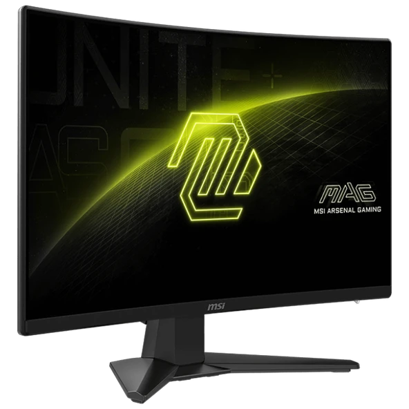 MSI MAG 242C 23.6" 180Hz 1ms HDMI DP Adaptive Sync HDR Ready FHD VA Curved 1500R Gaming Monitör - Resim 2