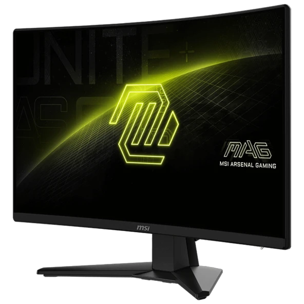 MSI MAG 242C 23.6" 180Hz 1ms HDMI DP Adaptive Sync HDR Ready FHD VA Curved 1500R Gaming Monitör - Resim 3