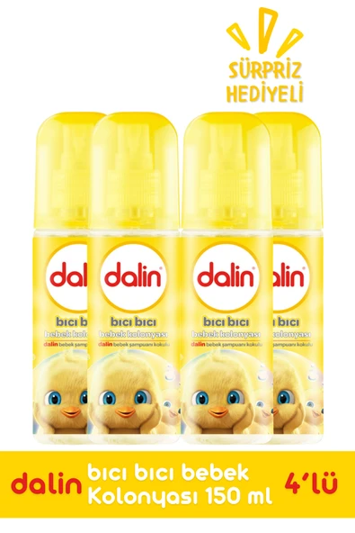 Dalin Dalin Bıcı Bıcı Bebek Kolonyası 150 Ml X 4 Adet ürün görseli 1