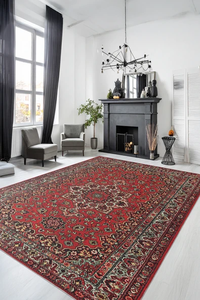 cmn home Dekoratif Özel Tasarım Yıkanabilir,İnce, Kaymaz Tabanlı, Modern Salon Halısı, Mutfak Halısı, Yolluk - 2