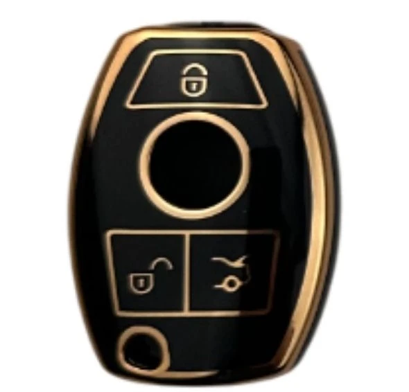 Metalize anahtar kabı Benz uyumlu e.m / SYPD81-2 ürün görseli 1