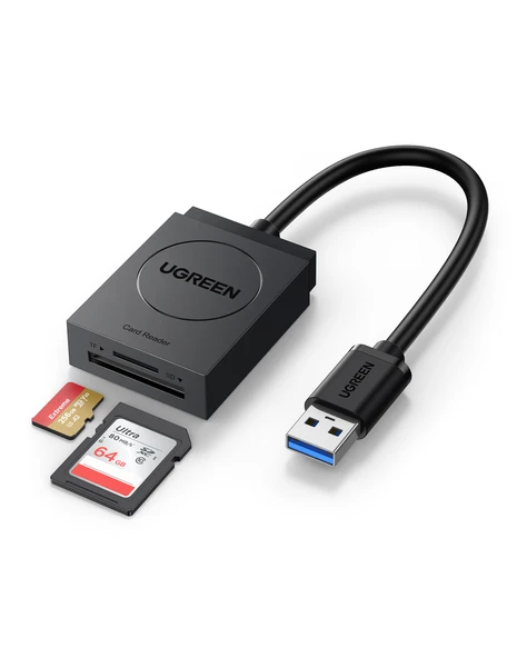 UGREEN 2-in-1 USB 3.0 SD/TF Kart Okuyucu, 20250