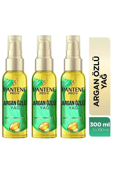 Pantene Pantene Doğal Sentez Argan Yağlı Elixir Yağ Terapisi 100 ml X 3 Adet - Resim 2