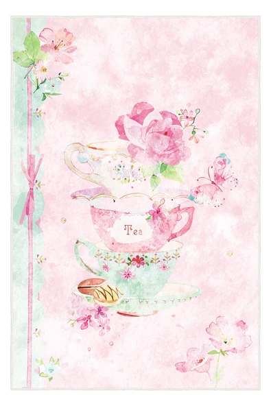 cmn home Dekoratif Özel Tasarım Yıkanabilir,İnce, Kaymaz Tabanlı, Modern Mutfak Halısı, Yolluk - 4