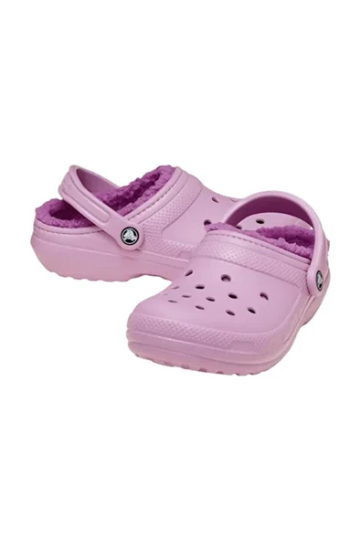 Crocs Classic Lined Clog Unisex Sarı İçi Yünlü Günlük Terlik 203591-5BX - Resim 2