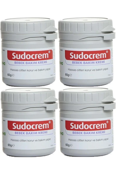 Sudocrem Sudocrem Cilt Bebek Bakım - Pişik Kremi 60gr (4 LÜ SET)