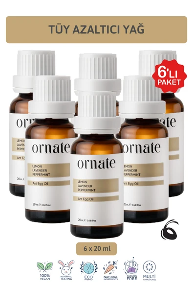 ORNATE ORNATE Karınca Yumurtası Bakım Yağı 20 ml Vegan Formic Asit Aloe Vera Kuru Ve Hassas Ciltler ürün görseli 1