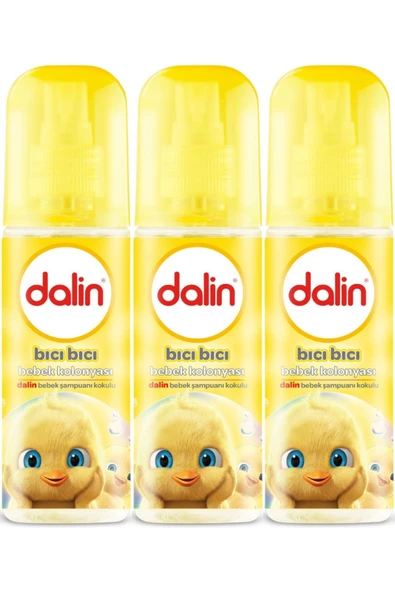 Dalin Dalin Bebek Kolonyası 150ML Klasik (Bıcı Bıcı Kokusu) (3 Lü Set) ürün görseli 1