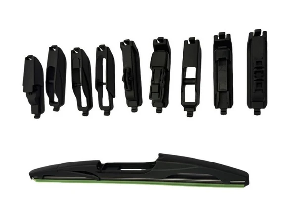 9 aparatlı hibrit arka silecek kilitli model 28 cm / CASI9-28 ürün görseli 1