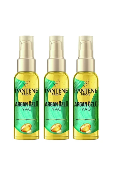 Pantene Pantene Doğal Sentez Argan Yağlı Elixir Yağ Terapisi 100 ml X 3 Adet - Resim 3