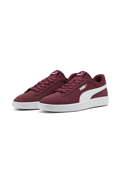Puma Smash 3.0 Buck Erkek Bordo Sneaker Ayakkabı 39233618 - Resim 3