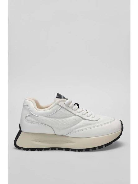 Lufian 122230016 Sıa Beyaz Kadın Günlük Sneaker - Resim 3