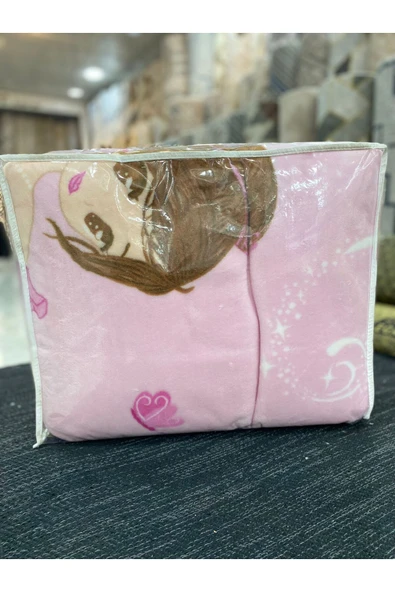 Sarar Tek Kişilik Gift Pembe Çocuk Battaniyesi 2 Kg - 3
