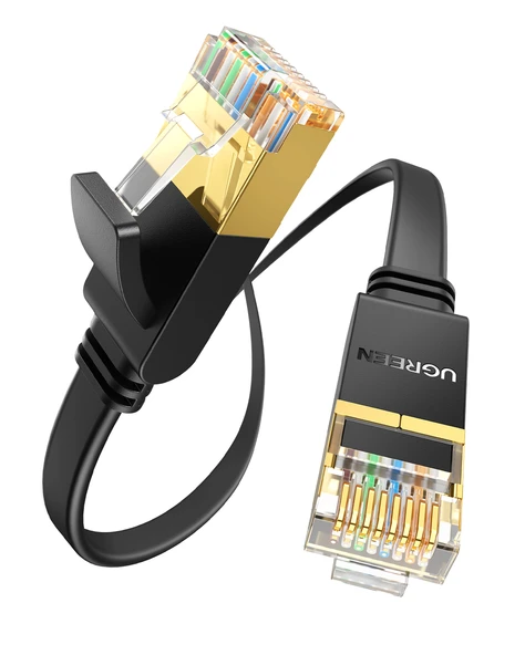 UGREEN CAT7 U/FTP Flat Ethernet Kablosu 3 Metre, 11262 ürün görseli