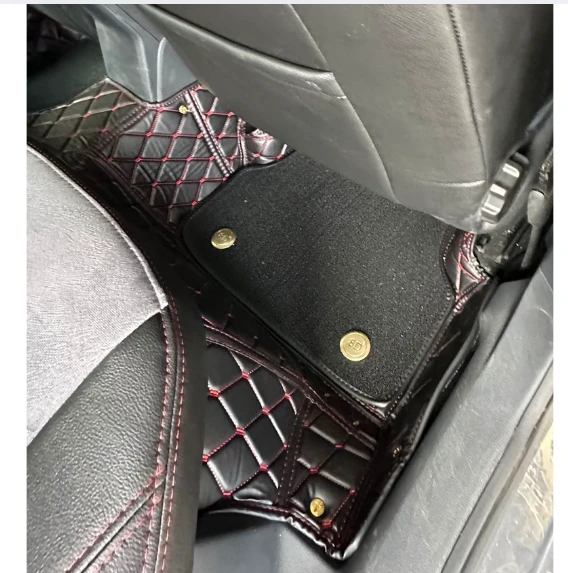 Seat İbiza 2023 Sonrası Aracına Özel 8d Çift Katmanlı Havuzlu Paspas Takımı - Resim 3