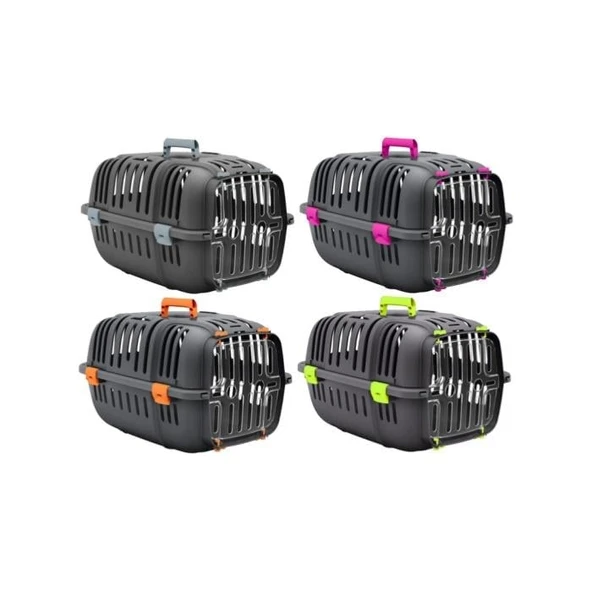 Ferplast Jet 10 Kedi Köpek Taşıma Çantası Antrasit - Resim 2