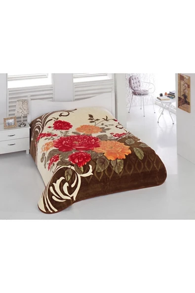 Sarar Çift Kişilik Battaniye -hayal Kahve