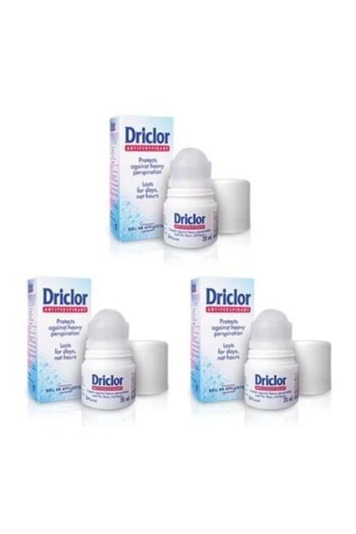 Driclor Driclor Anti Perspirant Roll On 20 ml 3 Adet ürün görseli 1
