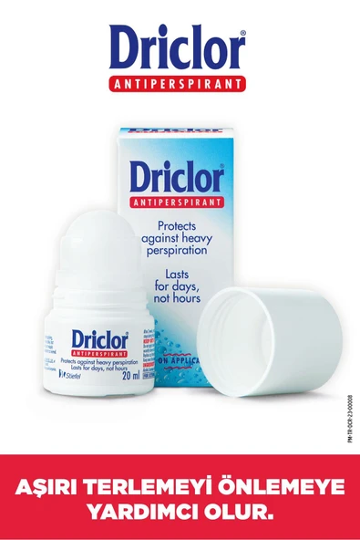 Driclor Driclor Aşırı Terleme Önleyici Antiperspirant Roll-On 20ml - Resim 2