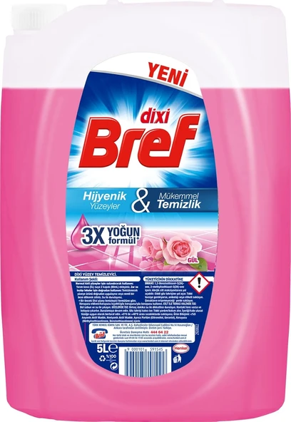Bref Dixi Yaban Gülü Kokulu 5000 ml Yüzey Temizleyici (1 x 5000 ml) ürün görseli