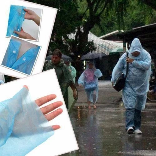 Tek Kullanımlık Yağmurluk - Resim 4