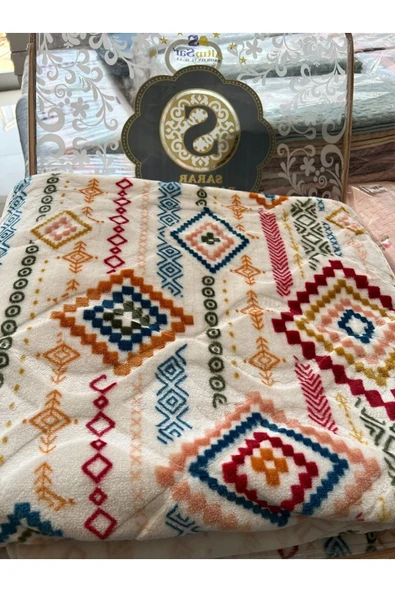 Sarar Çift Kişilik Etnico 4 Kg Battaniye - Renkli - 2