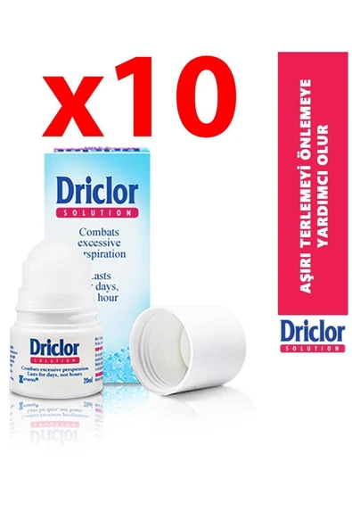 Driclor Driclor Antiperspirant Roll-on 20 ml 10 Adet ürün görseli 1
