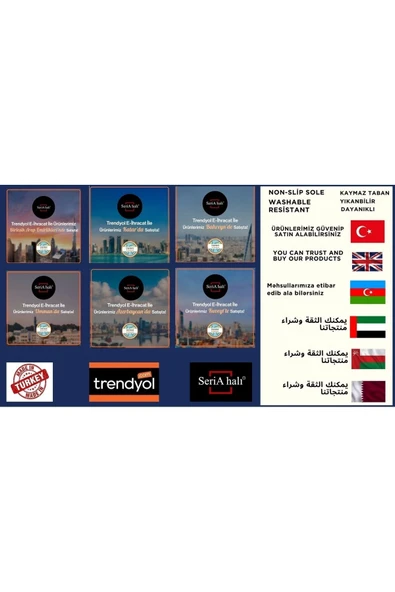 Sarar Seria Halı Urunu Olan Post Halı Peluş Kürk Halı 60x100 80x130 80x150 100x150 120x180 Cm - 6