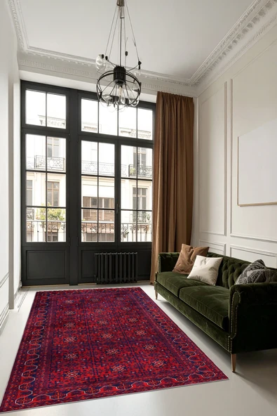 cmn home Dekoratif Özel Tasarım Yıkanabilir,İnce, Kaymaz Tabanlı, Modern Salon Halısı, Mutfak Halısı, Yolluk - 4