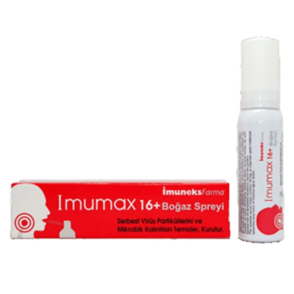 Imumax Boğaz Spreyi 16+ Yaş 30 ml ürün görseli