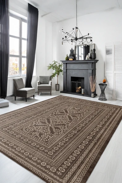 cmn home Dekoratif Özel Tasarım Yıkanabilir,İnce, Kaymaz Tabanlı, Modern Salon Halısı, Mutfak Halısı, Yolluk - 2