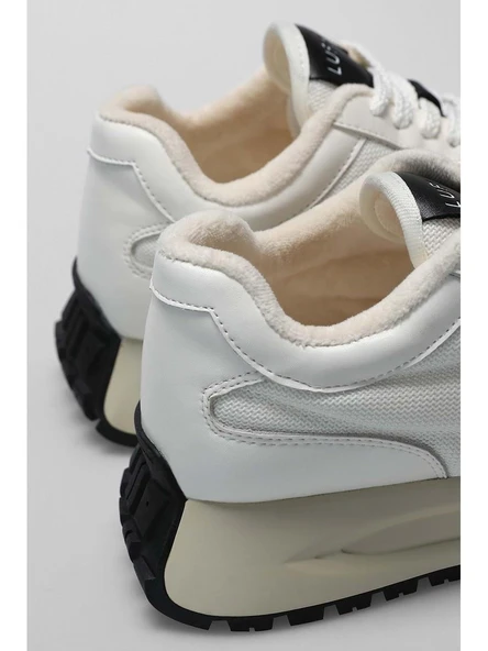 Lufian 122230016 Sıa Beyaz Kadın Günlük Sneaker - Resim 5