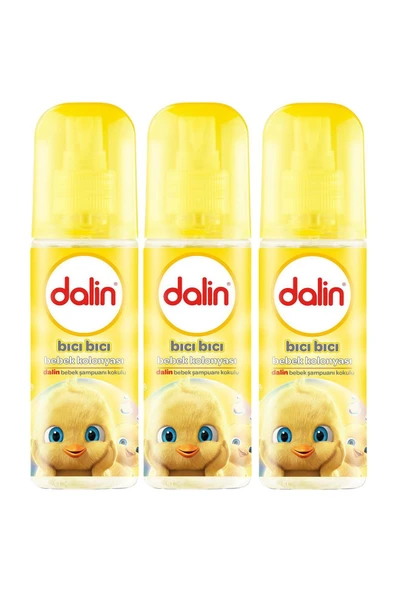 Dalin Dalin Bıcı Bıcı Kolonya 100 ml 3 Adet ürün görseli