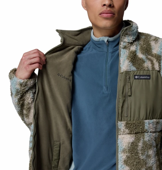 Columbia Winter Pass™ Reversible Fleece Yeşil Erkek Outdoor Polar AM5170-397 - Resim 6