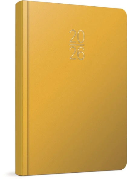 Gıpta 2026 Günlük Çizgili Ajanda 17x24 cm 107-ECK Sarı ürün görseli