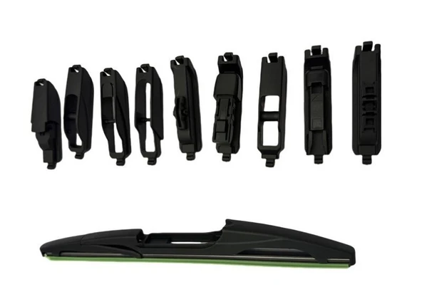 9 aparatlı hibrit arka silecek kilitli model 25 cm / CASI9-25 ürün görseli 1