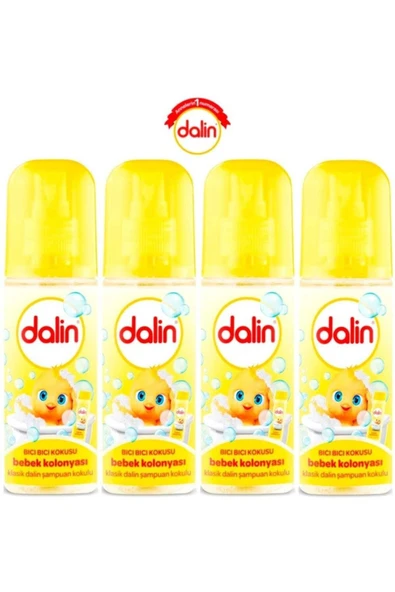 Dalin Dalin Bebek Kolonyası 150ml (bıcı Bıcı Kokusu) Klasik 4 Lü Set ürün görseli 1