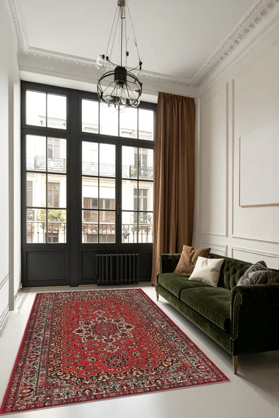 cmn home Dekoratif Özel Tasarım Yıkanabilir,İnce, Kaymaz Tabanlı, Modern Salon Halısı, Mutfak Halısı, Yolluk - 3