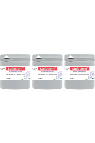 Sudocrem Sudocrem Bebek Bakım Kremi 125 gr X 3 Adet