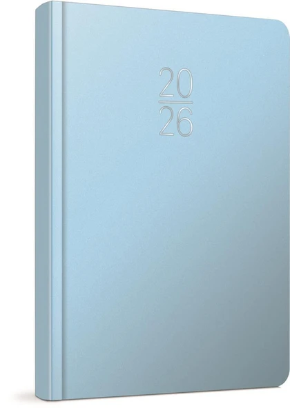 Gıpta 2026 Günlük Çizgili Ajanda 17x24 cm 107-ECK Pastel Mavi ürün görseli
