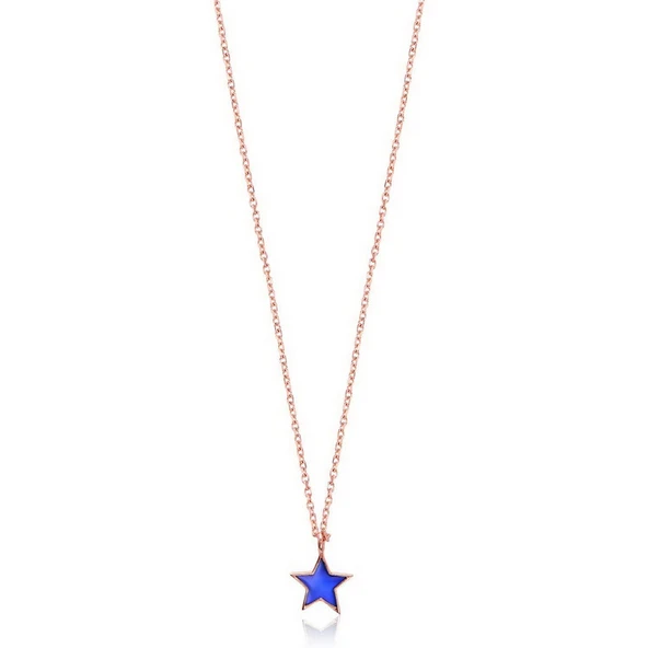 EMILIANO JEWELLERY SİLVER 925 AYAR ZİRKON TAŞLI YILDIZ KOLYE