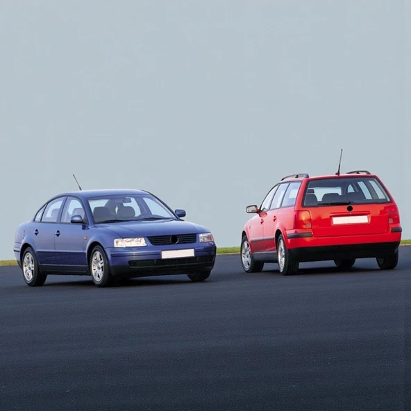 VW Passat B5 1997-2000 Radyatör Yedek Genleşme Su Kabı 8D0121403L - 2