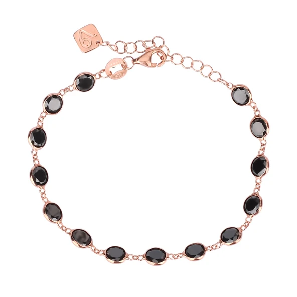 EMILIANO JEWELLERY 925 AYAR ZİRKON TAŞLI TIFFANY BİLEKLİK