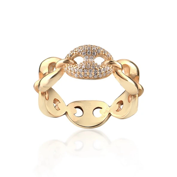 EMILIANO JEWELLERY 925 AYAR GÜMÜŞ TAŞLI YÜZÜK