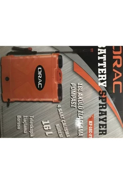 Şarjlı Sırt Ilaçlama Pompası 16 Lt - 2