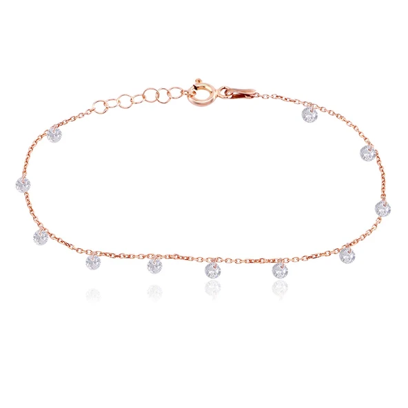 EMILIANO JEWELLERY SİLVER 925 AYAR ZİRKON TAŞLI HALHAL ürün görseli 1