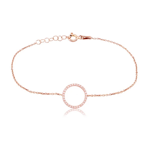 EMILIANO JEWELLERY SİLVER 925 AYAR ZİRKON TAŞLI HALKA BİLEKLİK