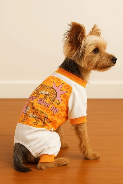 Never Give Up Köpek Tulum Pijama - 7